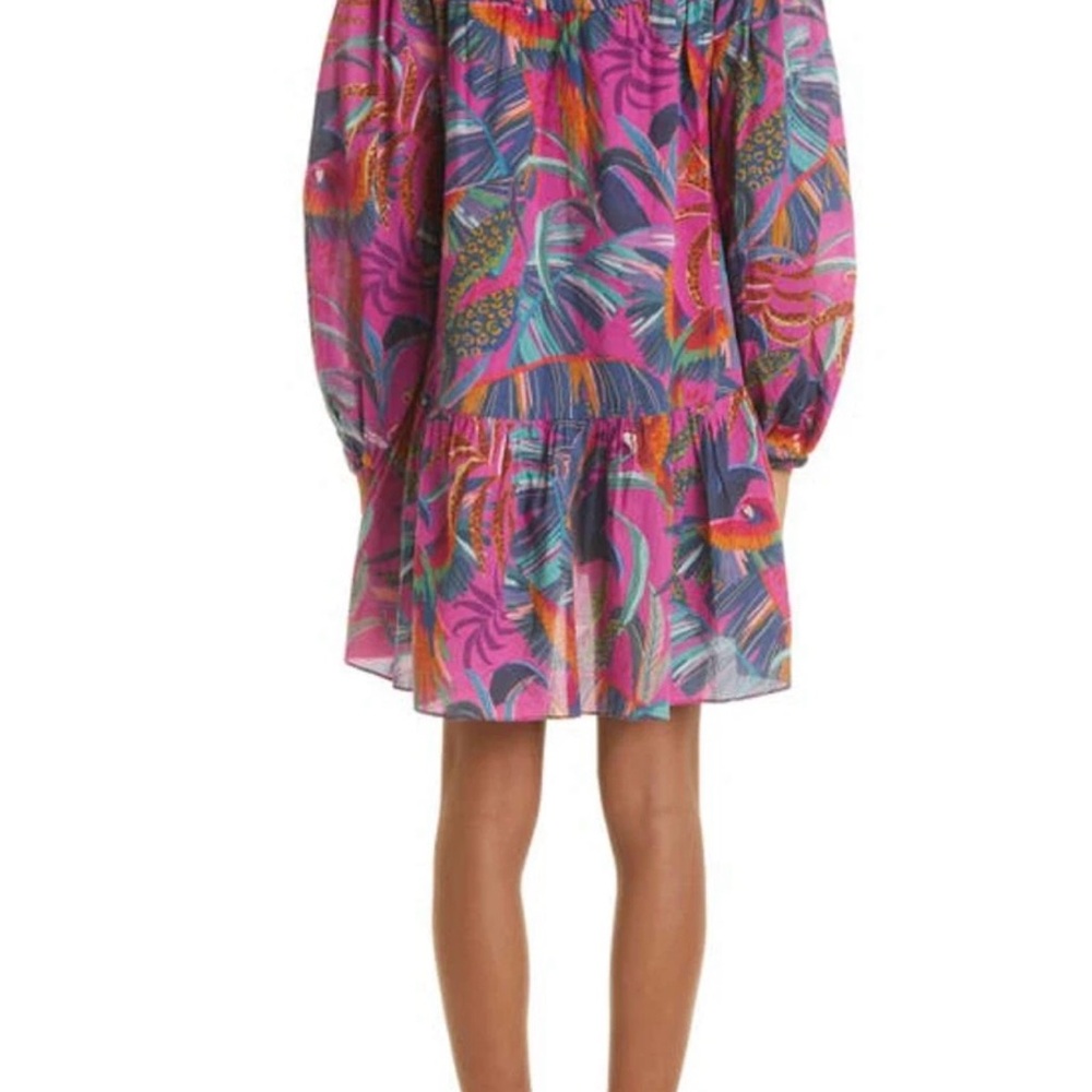 Farm Rio Rainbow Macaw Minidress / Size M / NWT - Picture 6 of 10